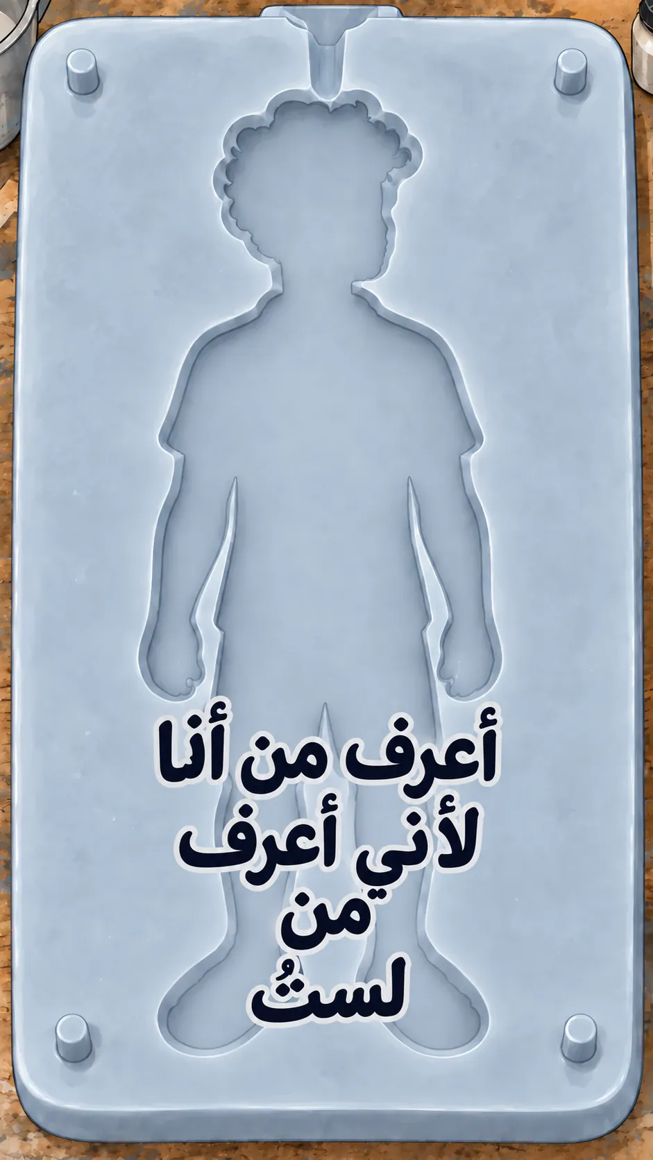David يفكر قدام تمثيل لنفسه ولما ليس عليه، تحت عنوان عن هويته