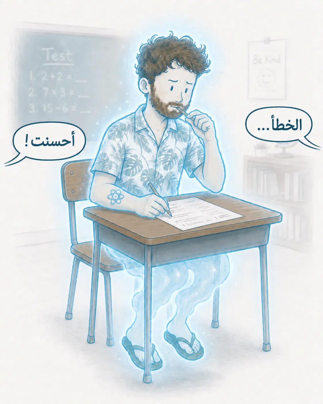 أساتذة يعطون تمرينًا من دون ما يعطوا الجواب