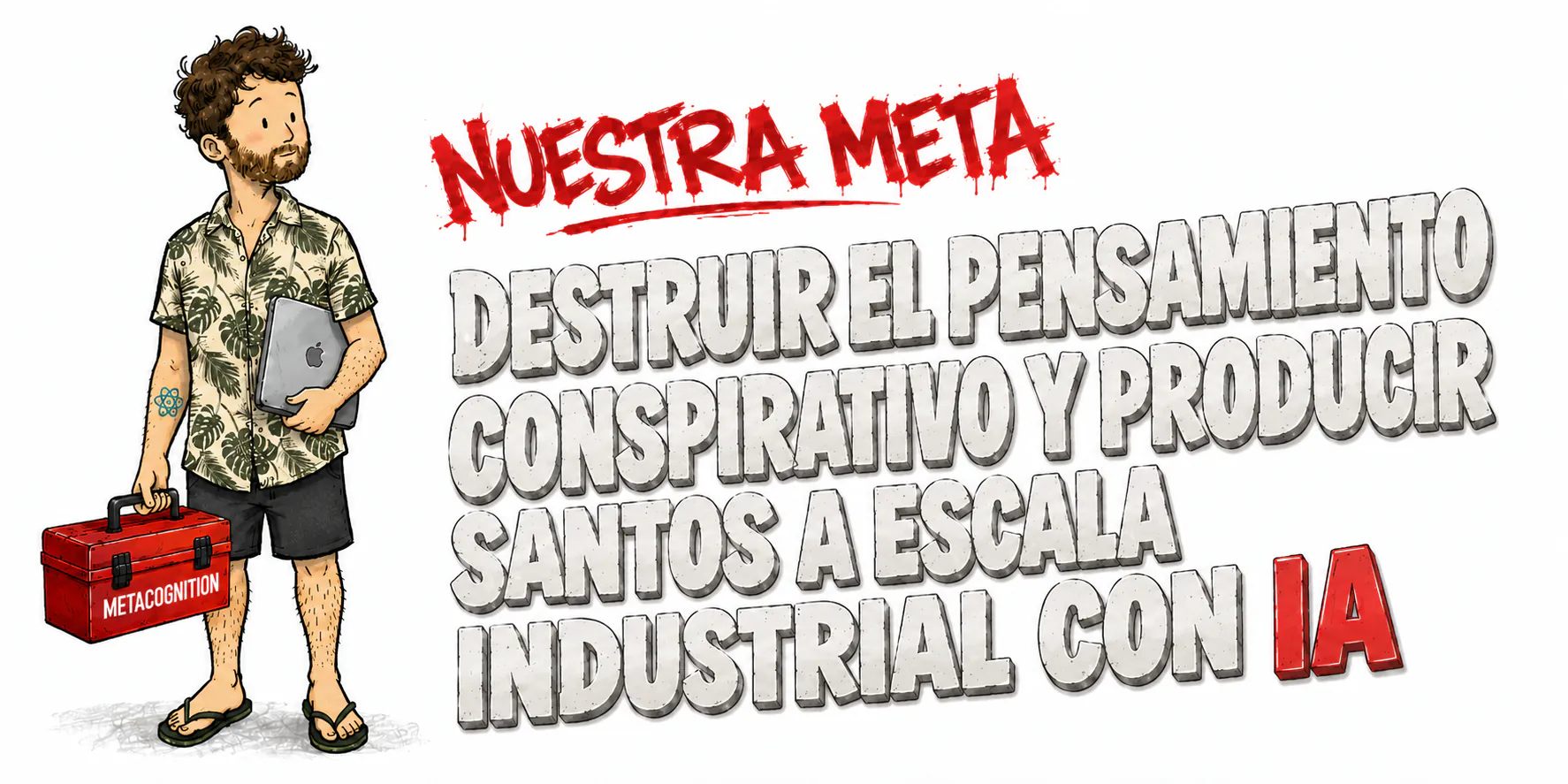 Nuestro objetivo: destruir el conspiracionismo y producir santos de manera industrial gracias a la IA