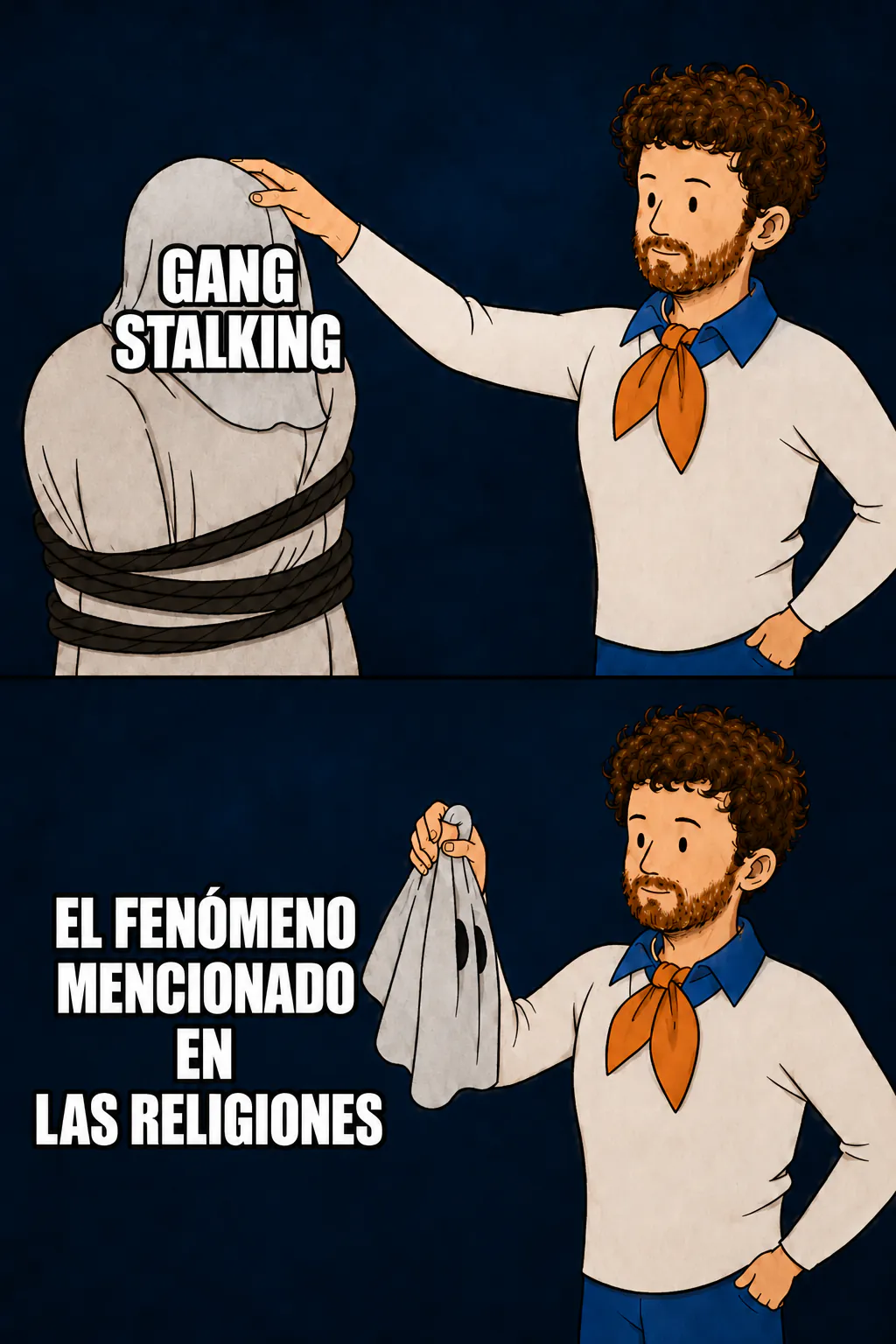 Scooby-Doo y su pandilla desenmascarando el fenómeno