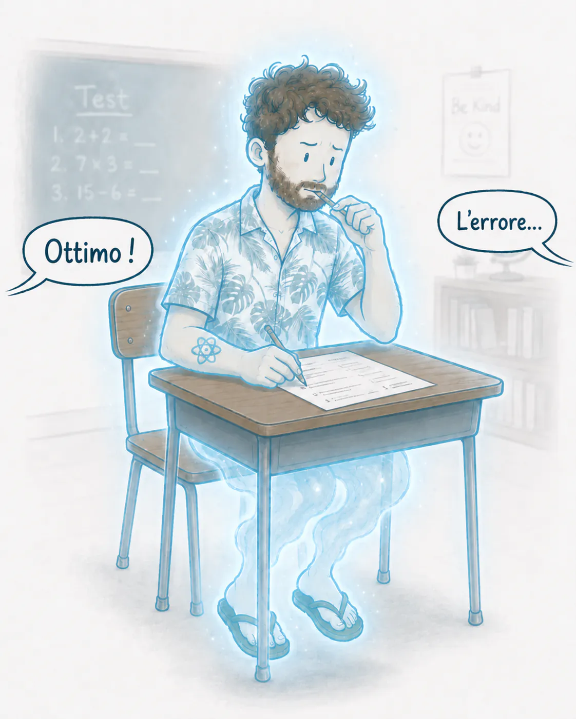 Dei professori che danno un esercizio senza dare la risposta