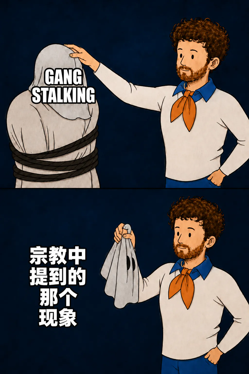 Scooby-Doo 和他那帮人把现象的面具揭下来